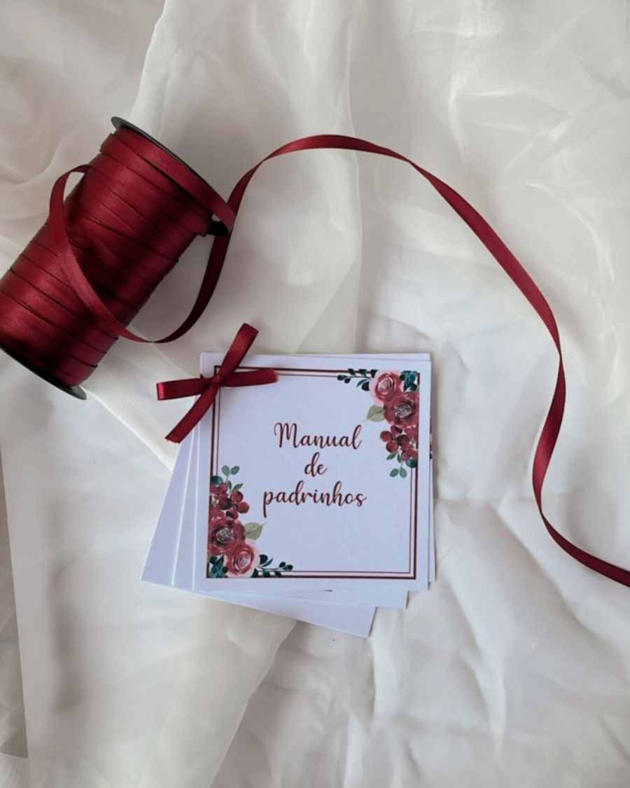 Manual fita de cetim - Padrinhos - Image 3