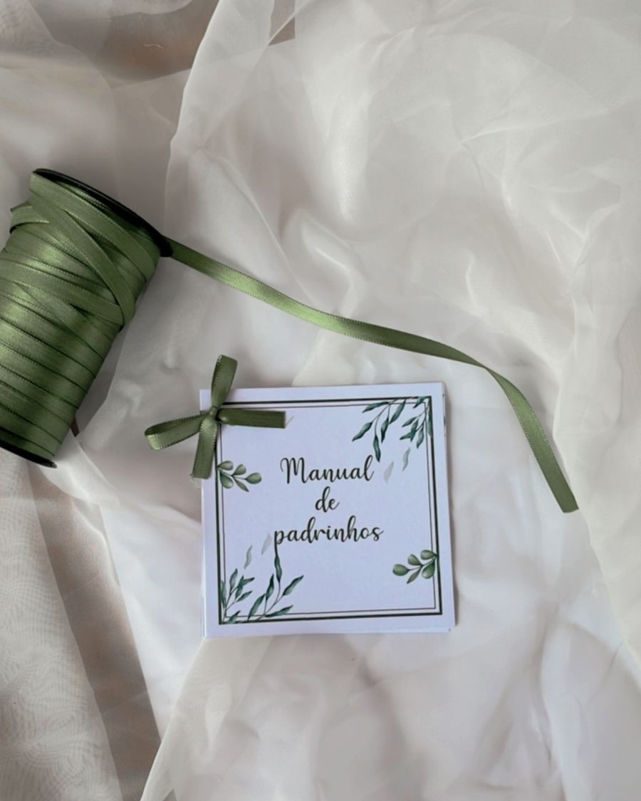 Manual fita de cetim - Padrinhos - Image 2
