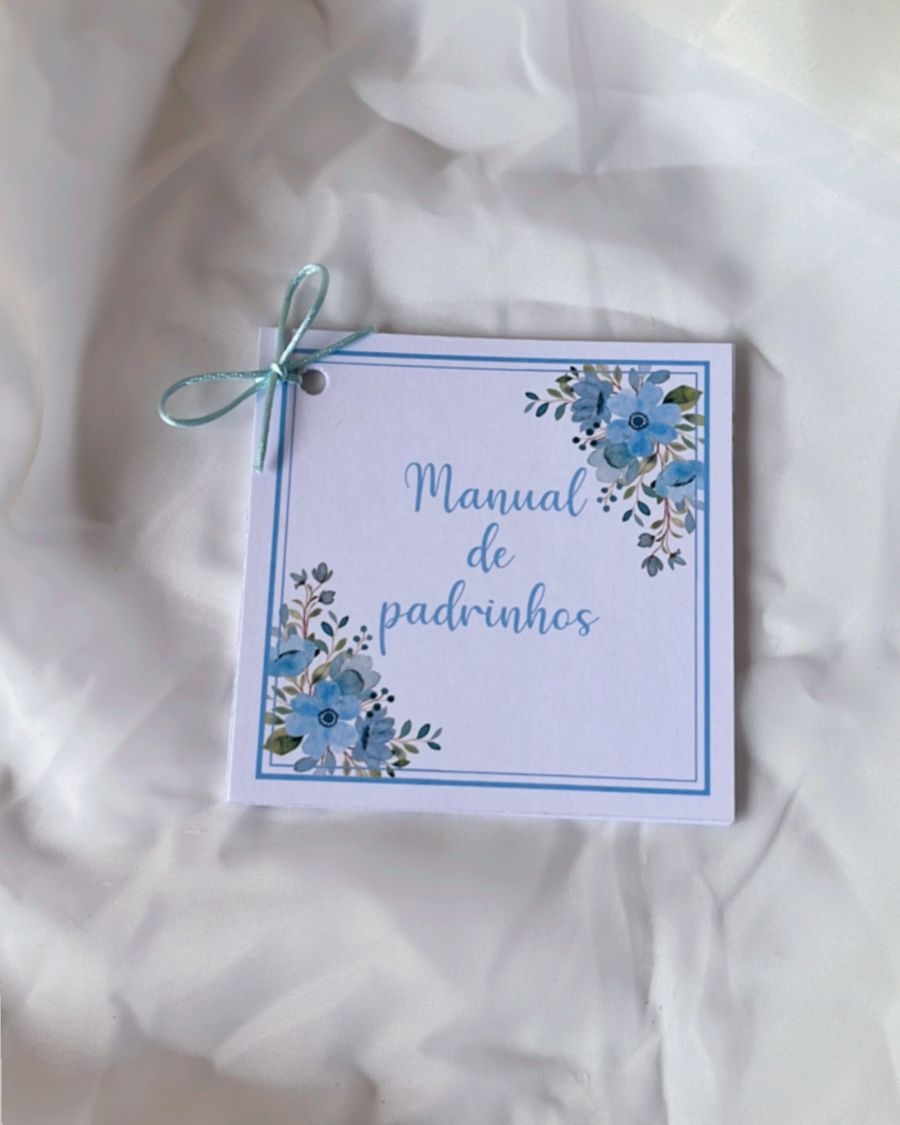 Manual com laço colorido - Padrinhos - Image 4