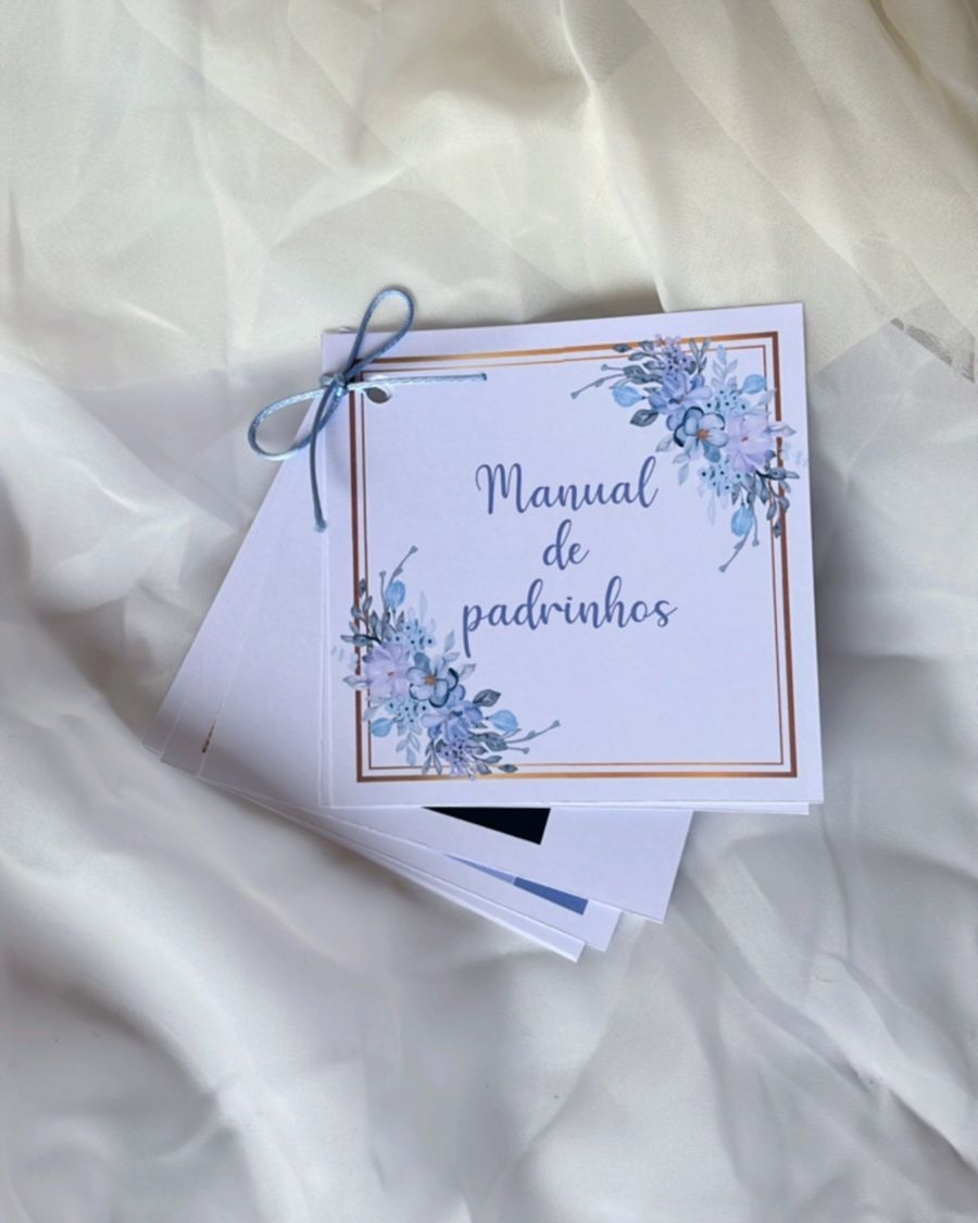 Manual com laço colorido - Padrinhos - Image 2
