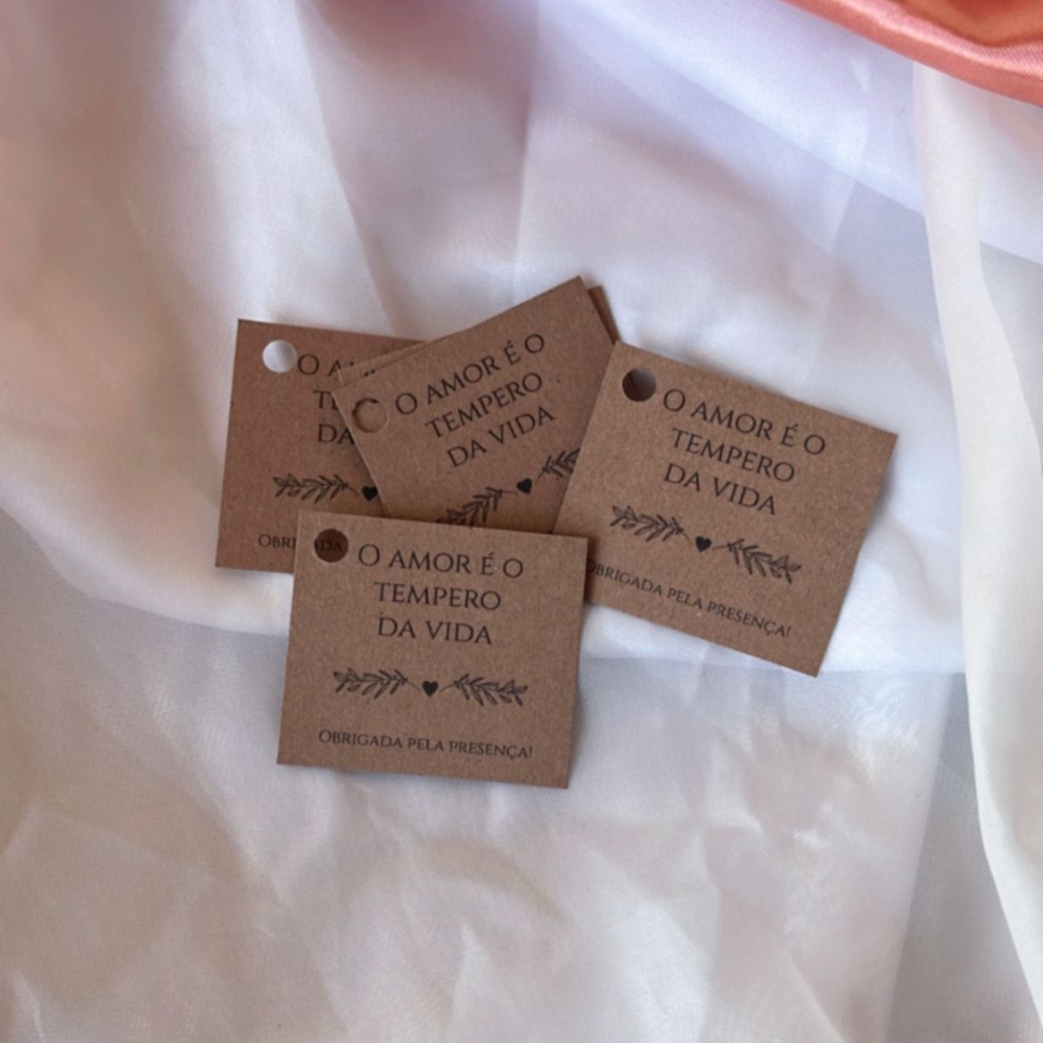 Tag kraft para lembrancinha